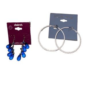 NEW Claire’s/Icing 2 Pairs of Pierced Earrings